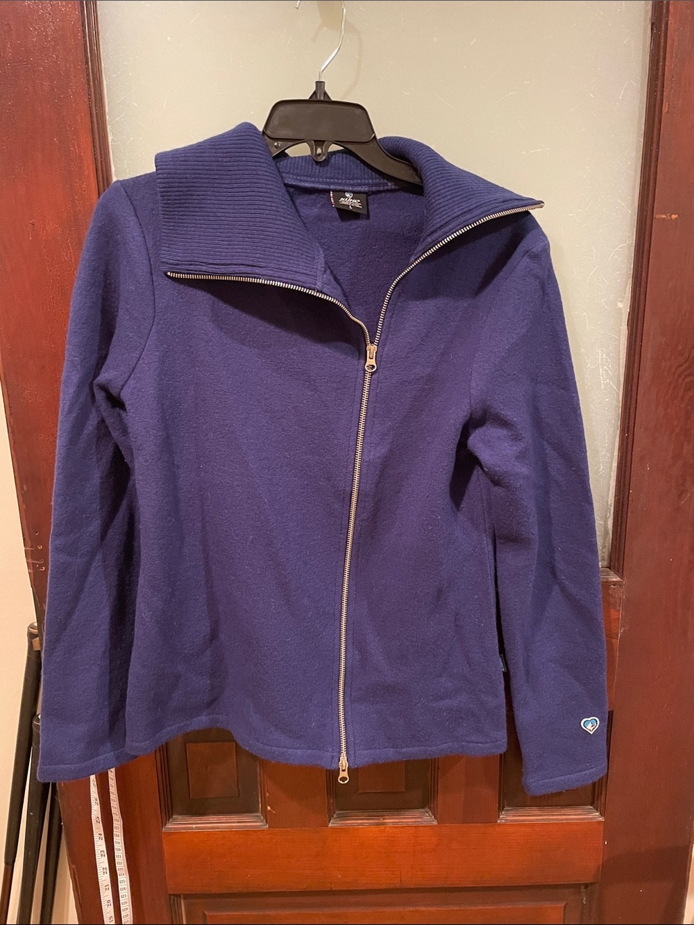 Kuhl Women’s Navy Asymmetrical Zip-Front Jacket